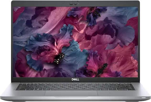 Front. Dell - Dell 5420 Latitude Laptop 14",Core i7-1185G7,16G DDR4, 512G, Windows 11 Pro - Silver.