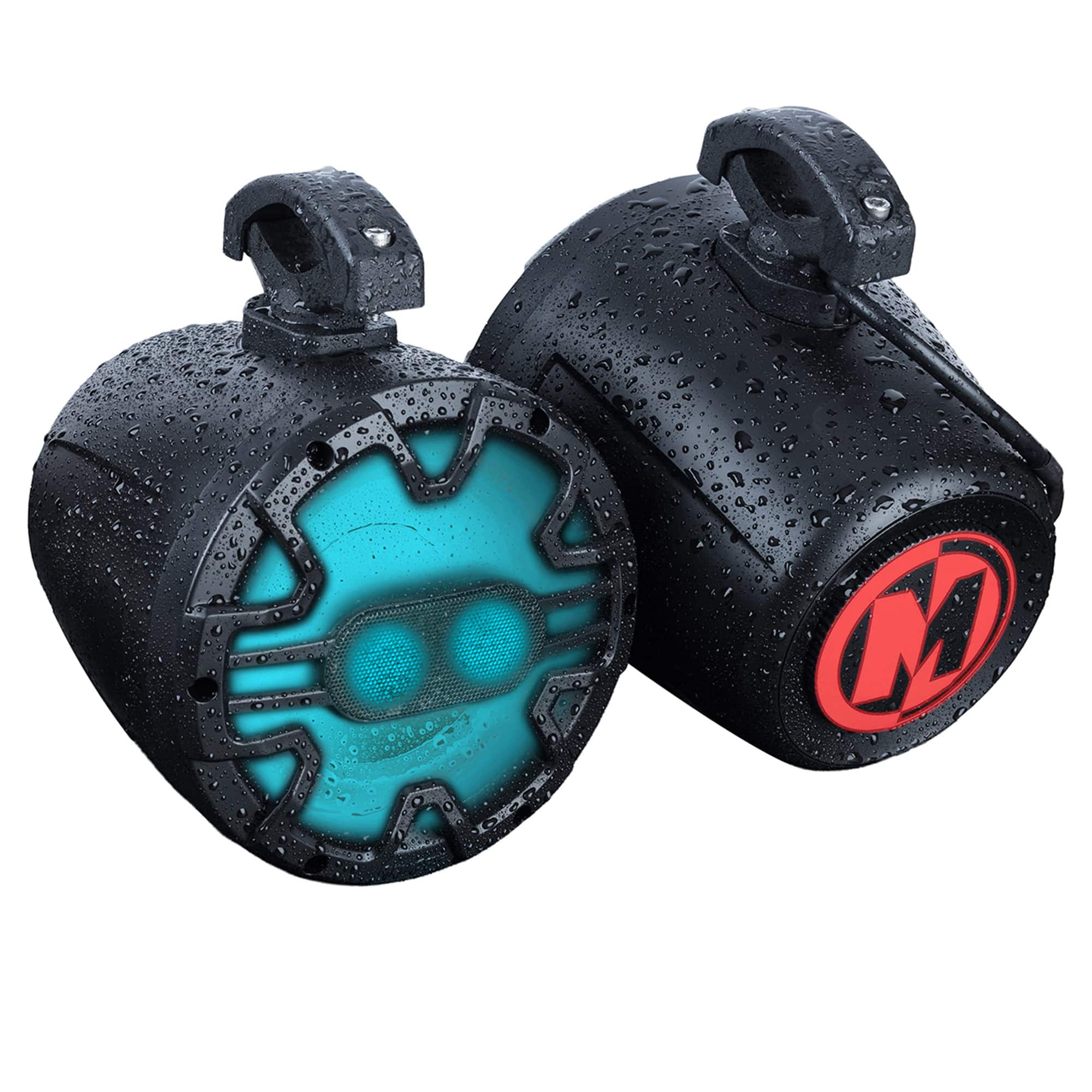 Memphis Car Audio - Memphis Audio MX63PS - 6.5" Dual Tweeter High Output Utv Pod Speaker - Black/Gray