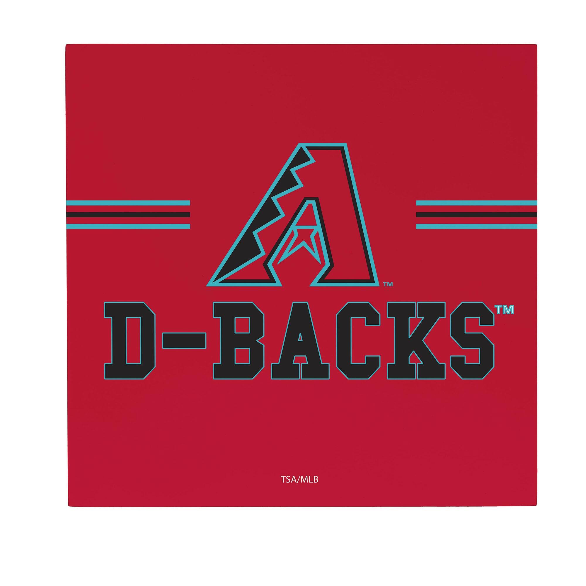 Arizona Diamondbacks 12" x 12" Wood Wall Sign