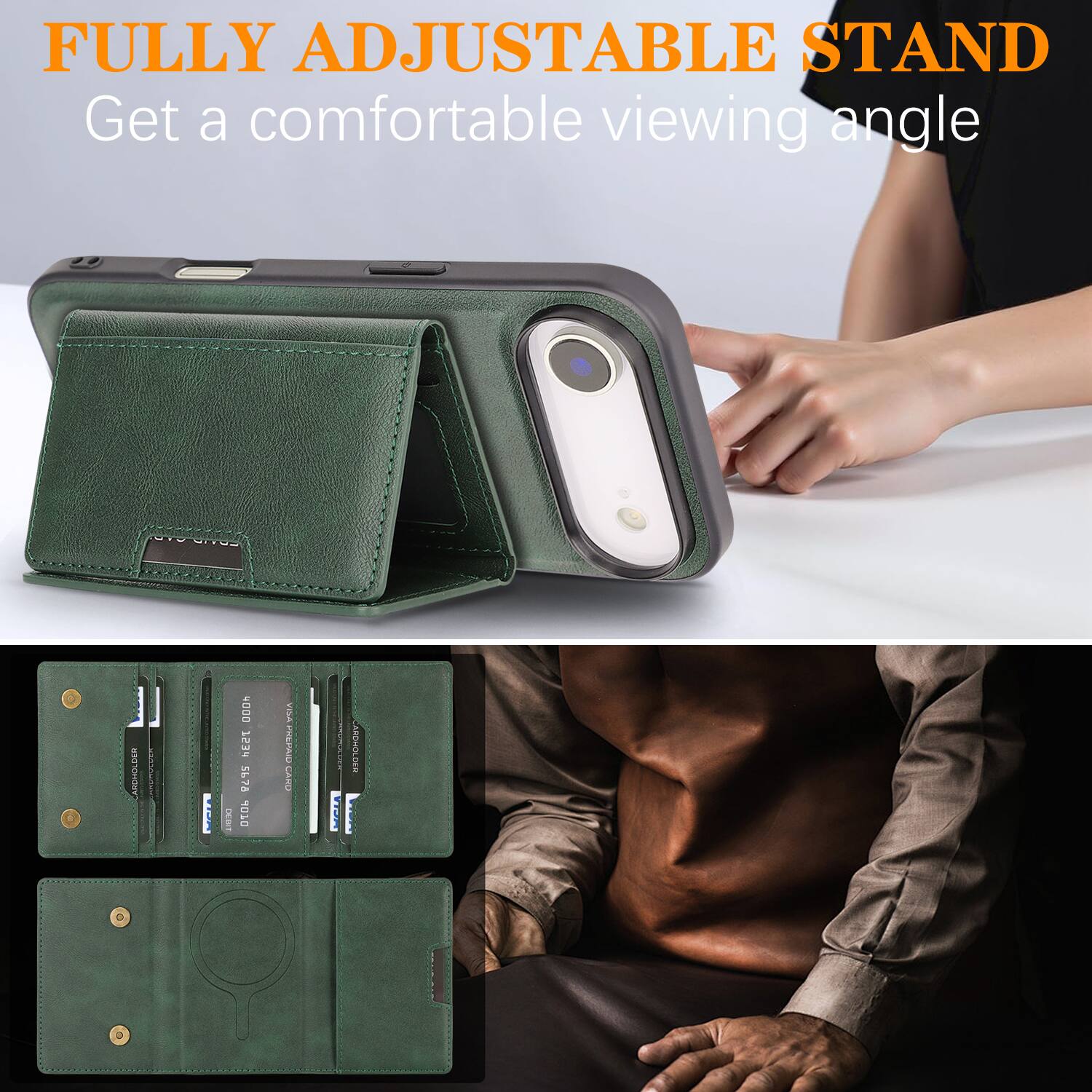 FULLY ADJUSTABLE STAND  
Get a comfortable viewing angle
