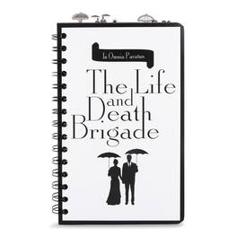 Silver Buffalo - Gilmore Girls Life and Death Brigade 5-Tab Spiral Notebook With 75 Sheets - Black