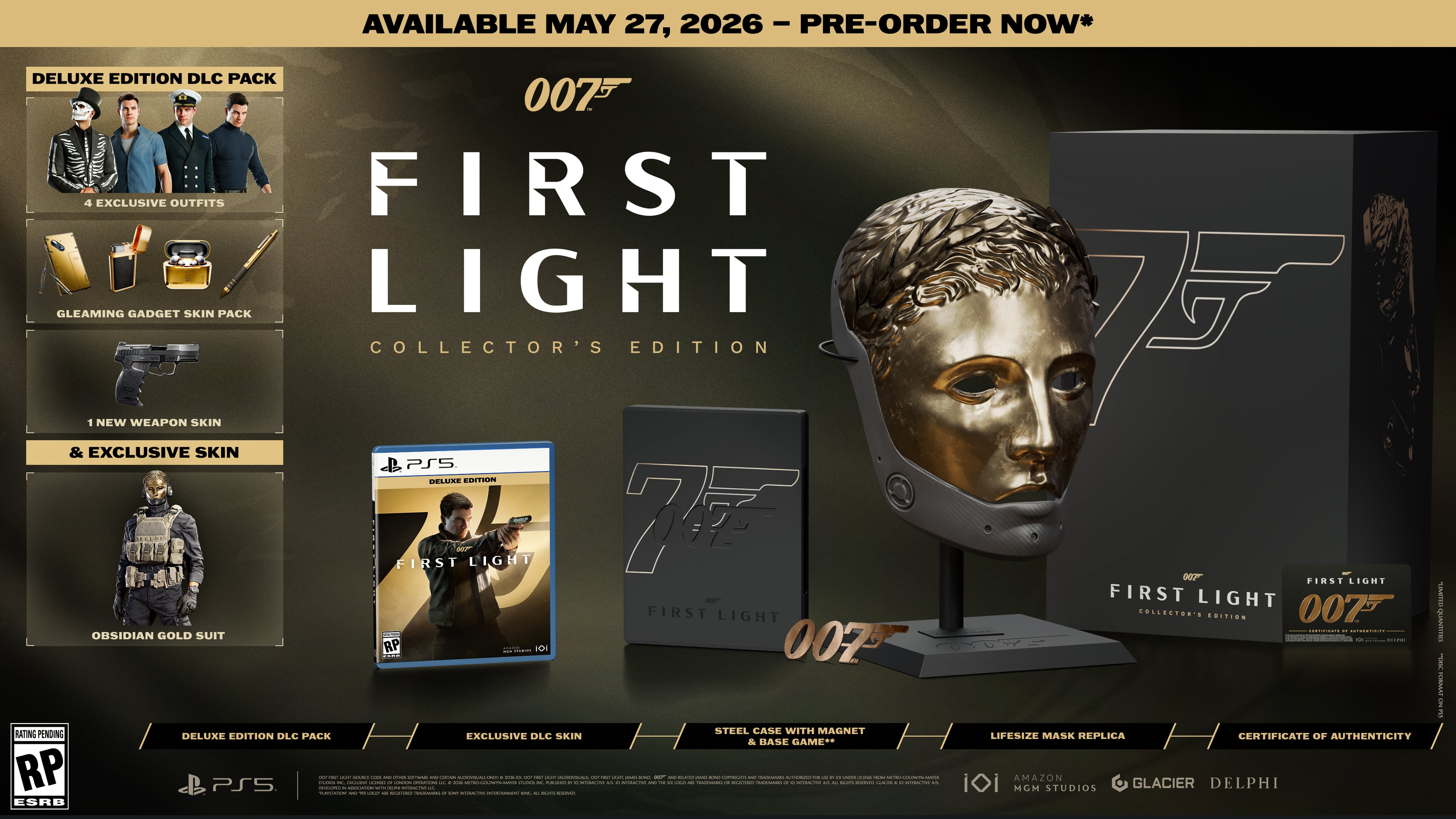 007 First Light Collector's Edition  for Playstation 5 - PlayStation 5