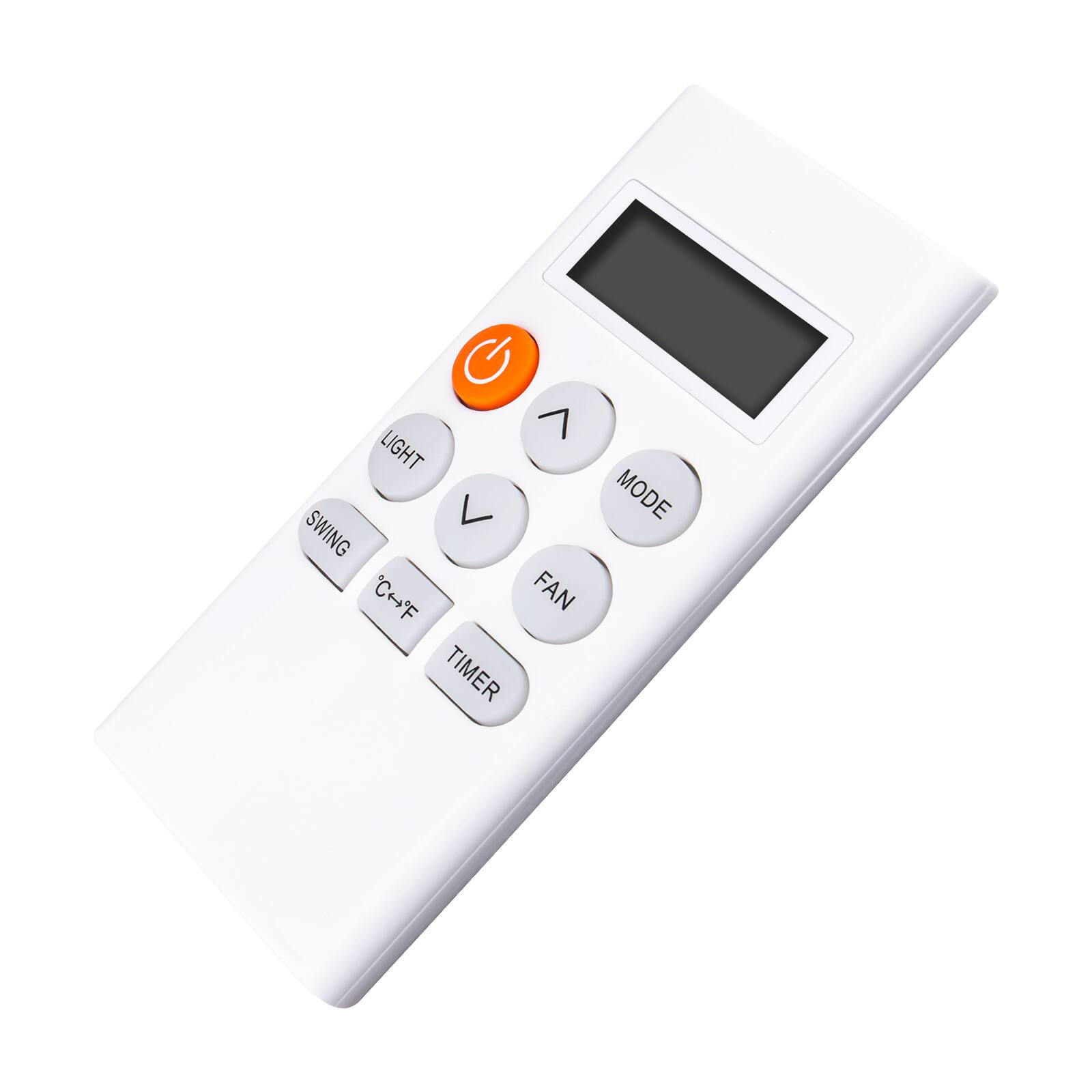 - LIGHT
- SWING
- C°/F°
- TIMER
- FAN
- MODE
- AN