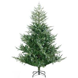 BreeBe - 6ft Artificial Christmas Tree Holiday Décor with 795 Branches - Green