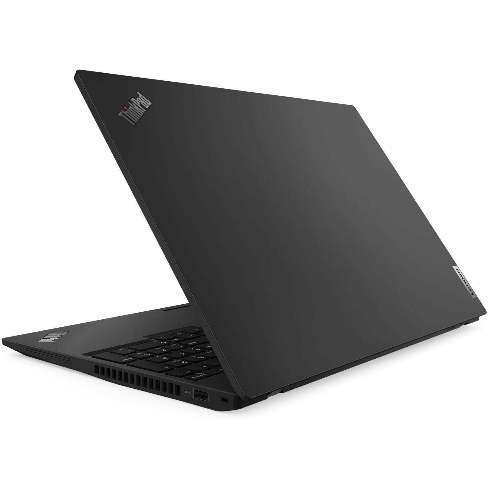 Alt View 2. Lenovo - Lenovo ThinkPad T16 Gen 2 21HJS7B000 16" Notebook - WUXGA - Intel Core i5 13th Gen i5-1345U - vPro Technology - 16 GB - Black.