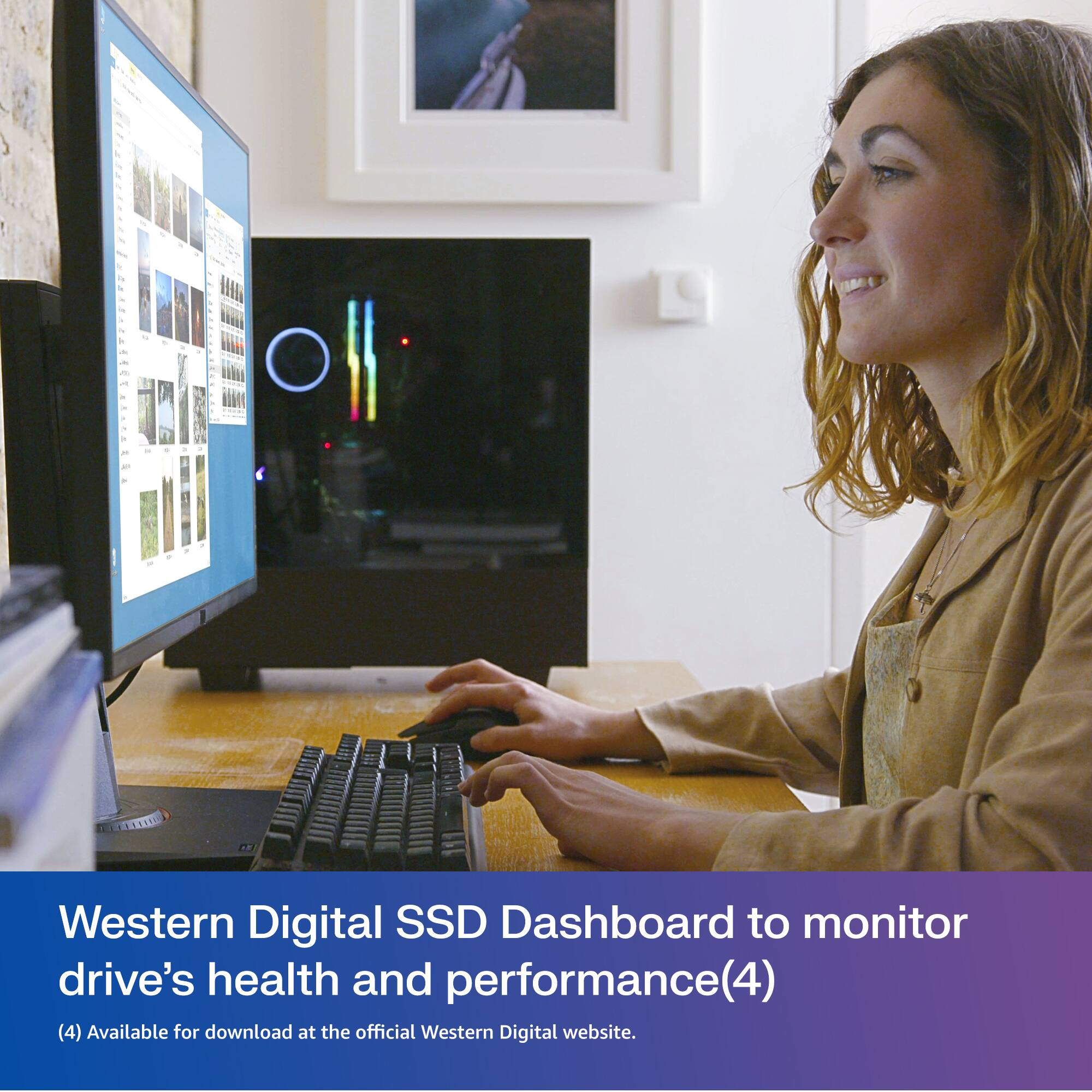 Western Digital SSD Dashboard to monitor drive's health and performance (4) is available for download at the official Western Digital website.