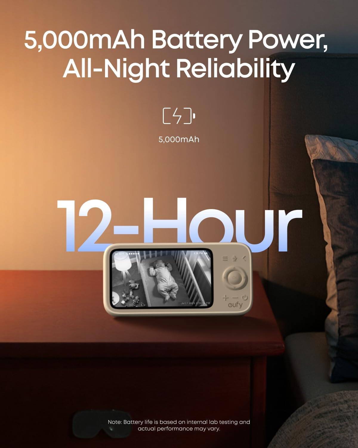 5,000mAh Battery Power, All-Night Reliability

5,000mAh

12-Hour

Note: Battery life is based on internal lab testing and actual performance may vary.
