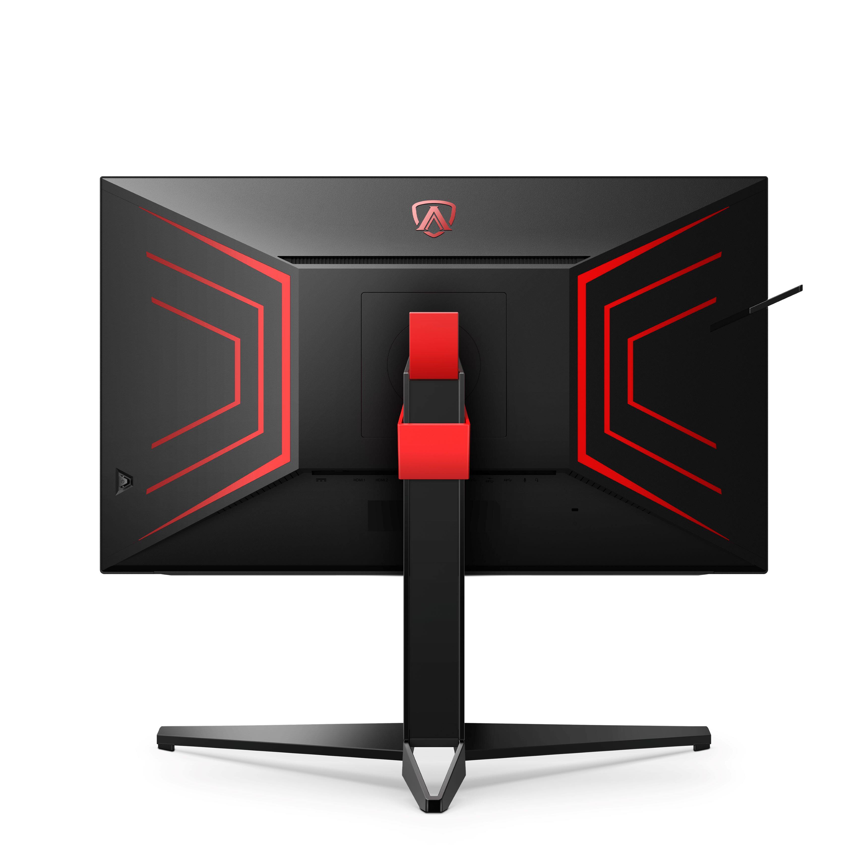 Back Zoom. AOC - AG324UX 31.5" LCD 4K UHD Gaming Monitor - Black/Red.