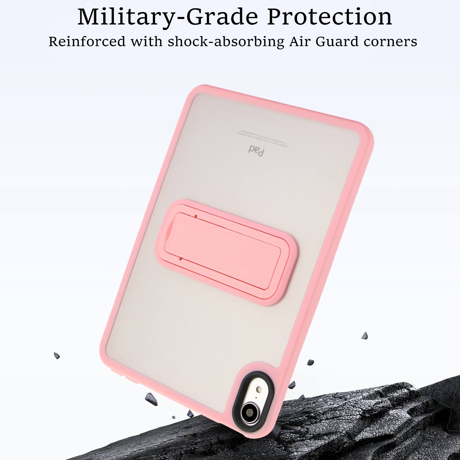 Military-Grade Protection  
Reinforced with shock-absorbing Air Guard corners