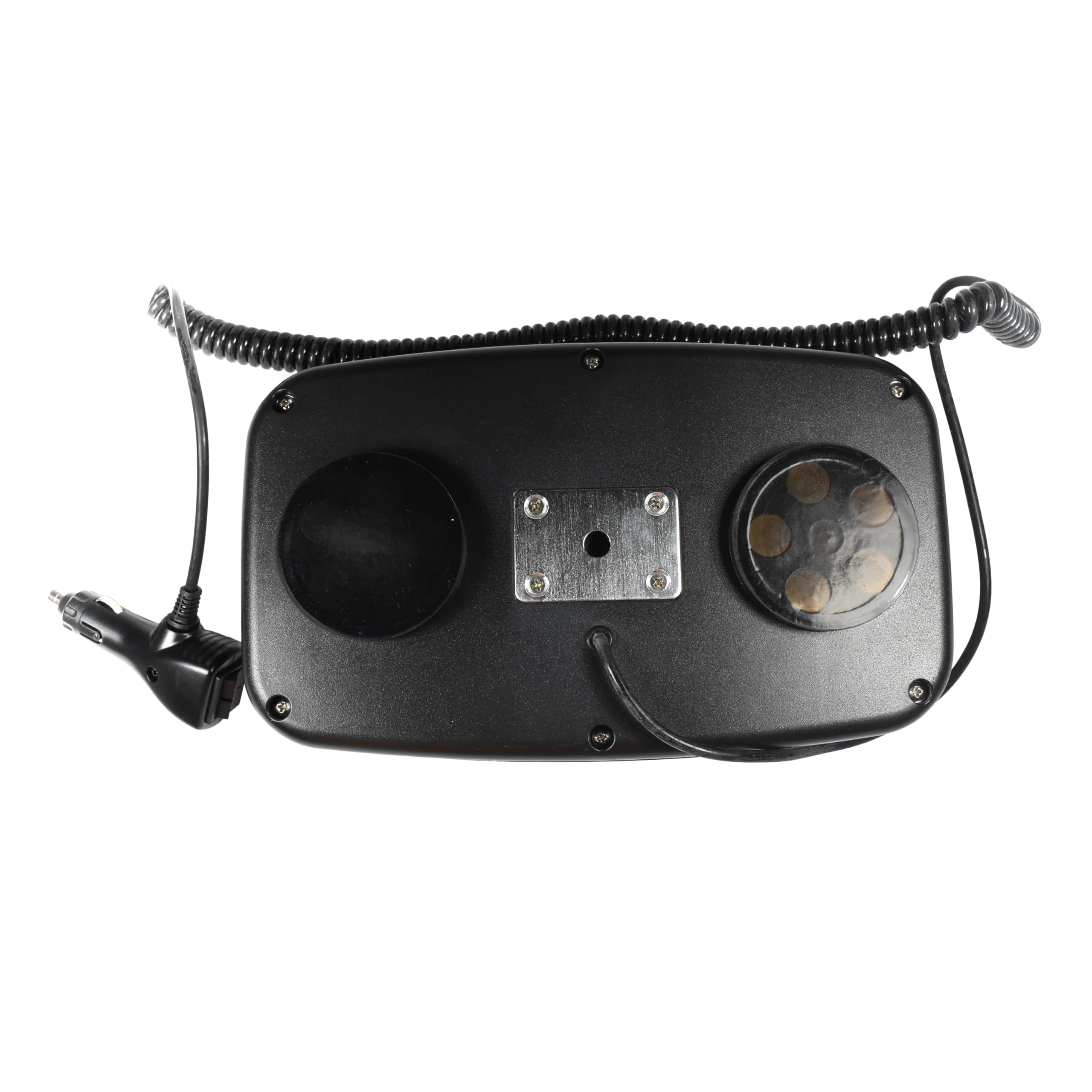 Angle. HQRP - 240 LED Mini Strobe Light Bar - Magnetic Mount, 12 V Cigarette Lighter Plug, 8 Flash Patterns.