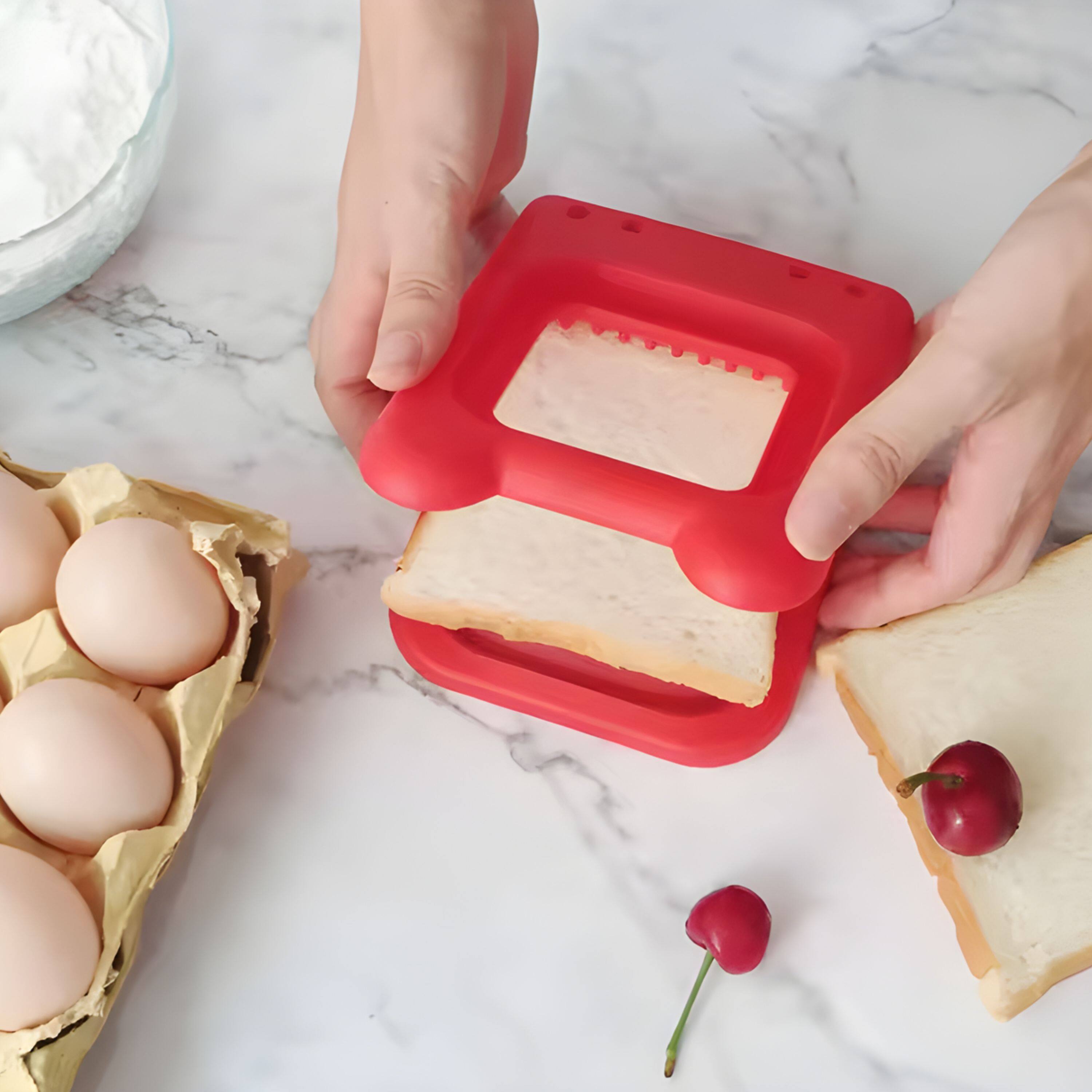 Back. Kitcheniva - Square Sandwich Cutter.