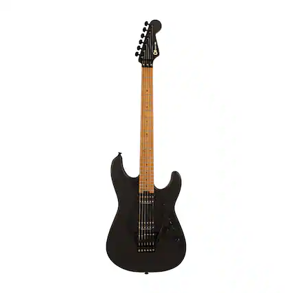 Front. Charvel - Charvel Pro-Mod Plus So-Cal Electric Guitar Alder Body (Scorched Earth).