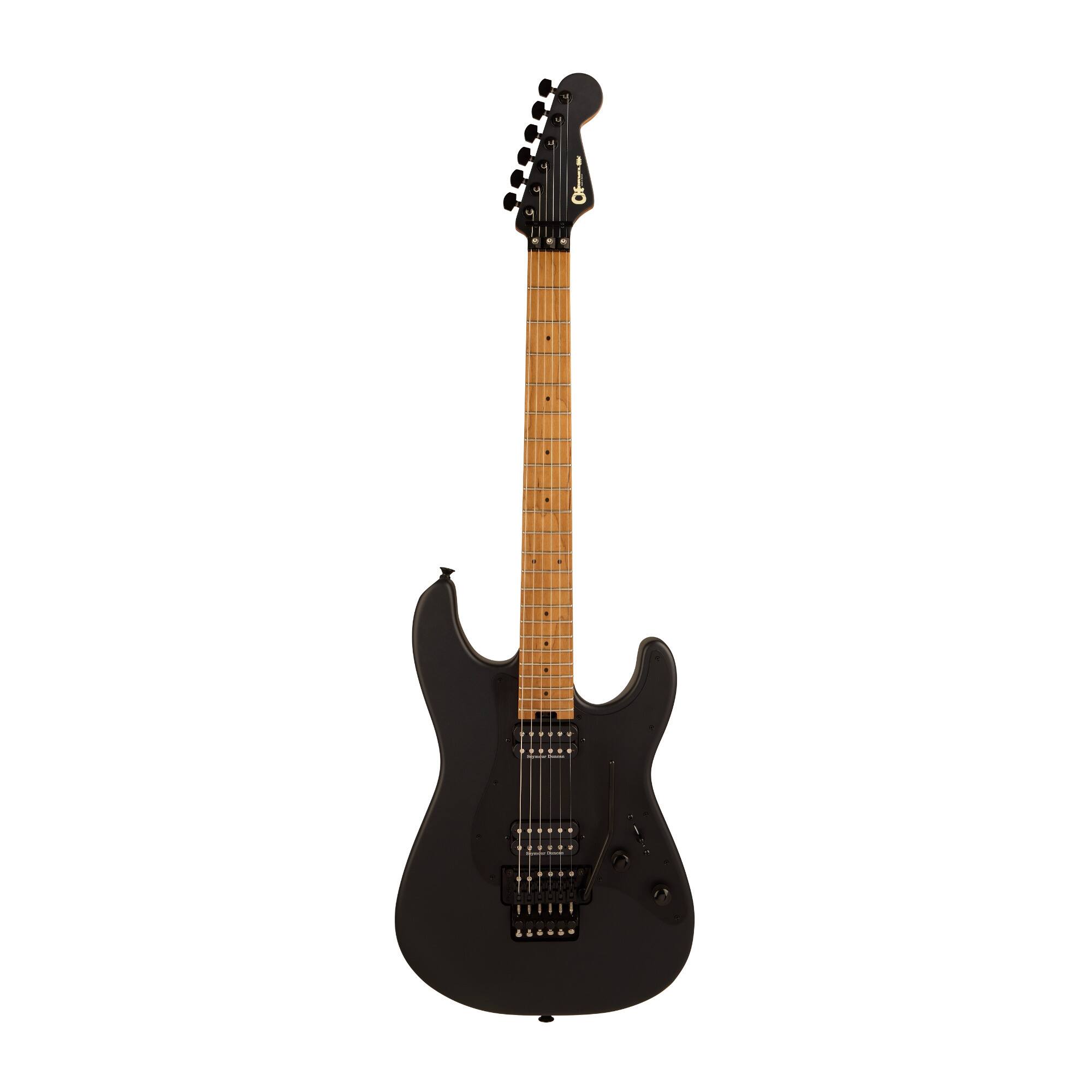 Front. Charvel - Charvel Pro-Mod Plus So-Cal Electric Guitar  Alder Body (Scorched Earth).