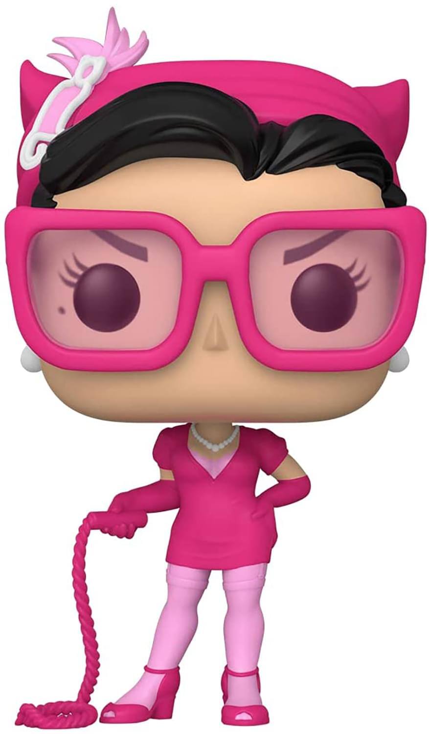 Alt View 1. Funko - DC Comics Funko POP Vinyl Figure | Breast Cancer Awareness Bombshell Catwoman - Pink.
