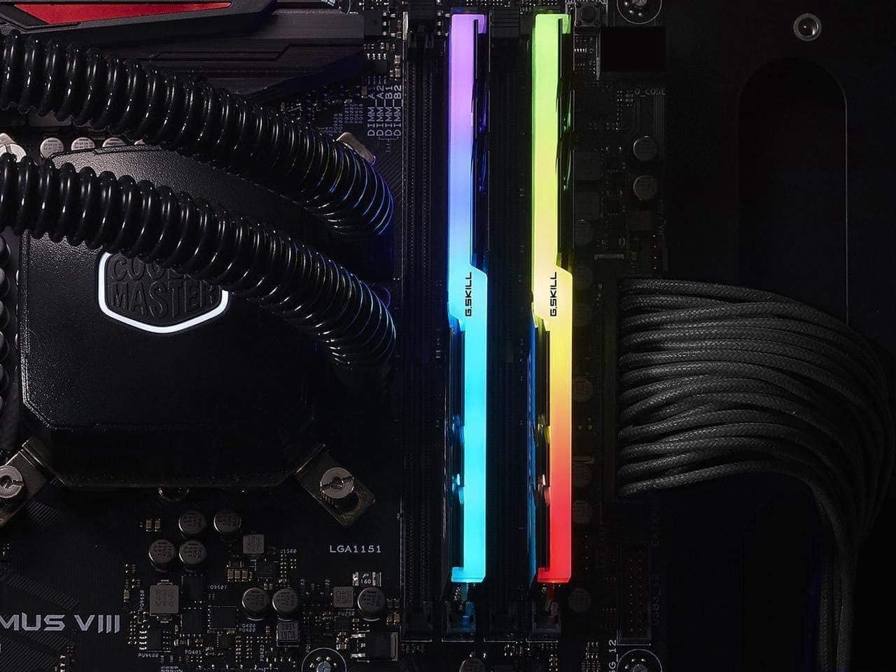 G.SKILL Trident Z RGB 16GB (2x8GB) DDR4 3600MHz AMD RAM Black
