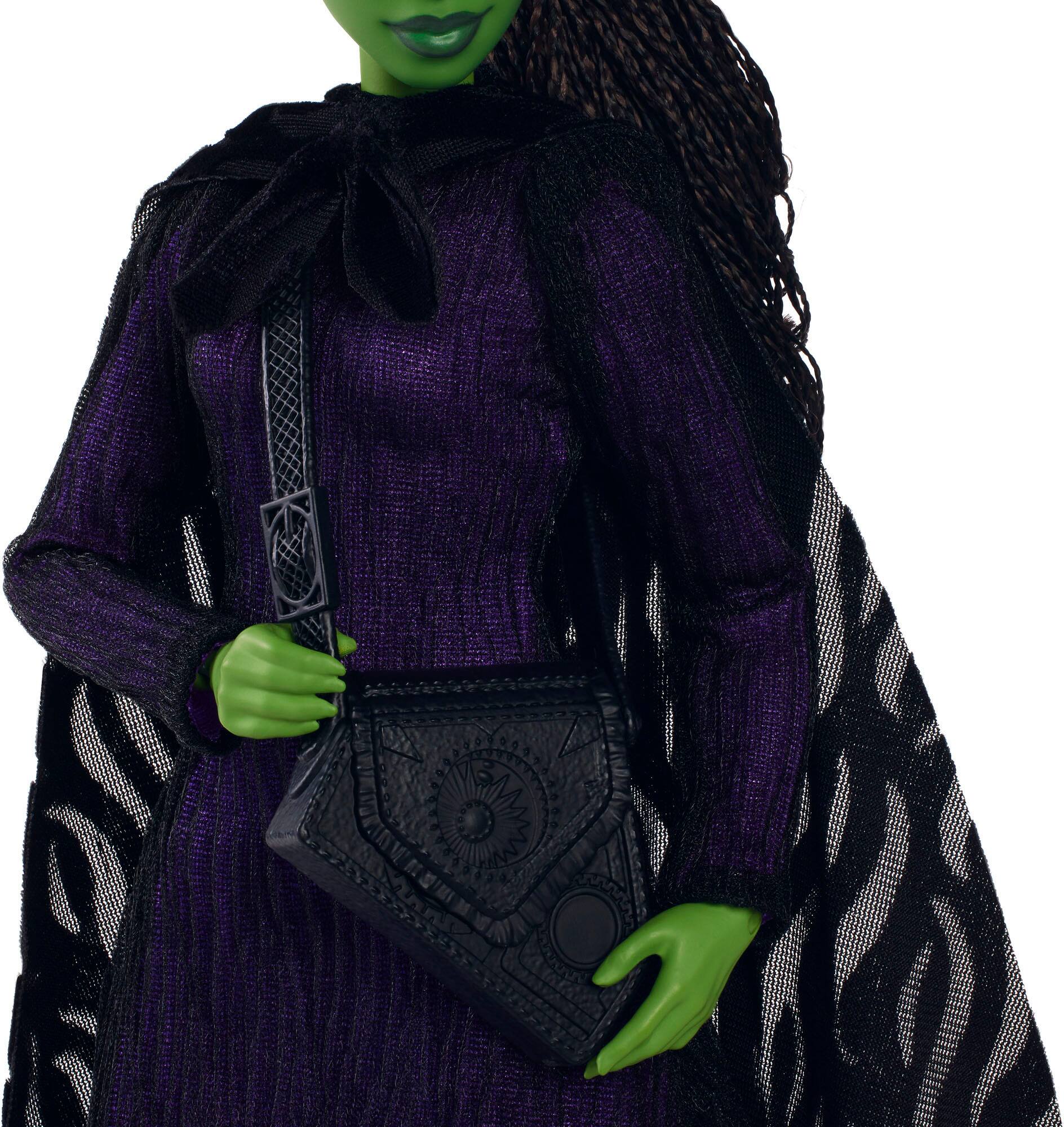 Alt View 12. Wicked - 11.4" Deluxe Elphaba Doll & Accessories.