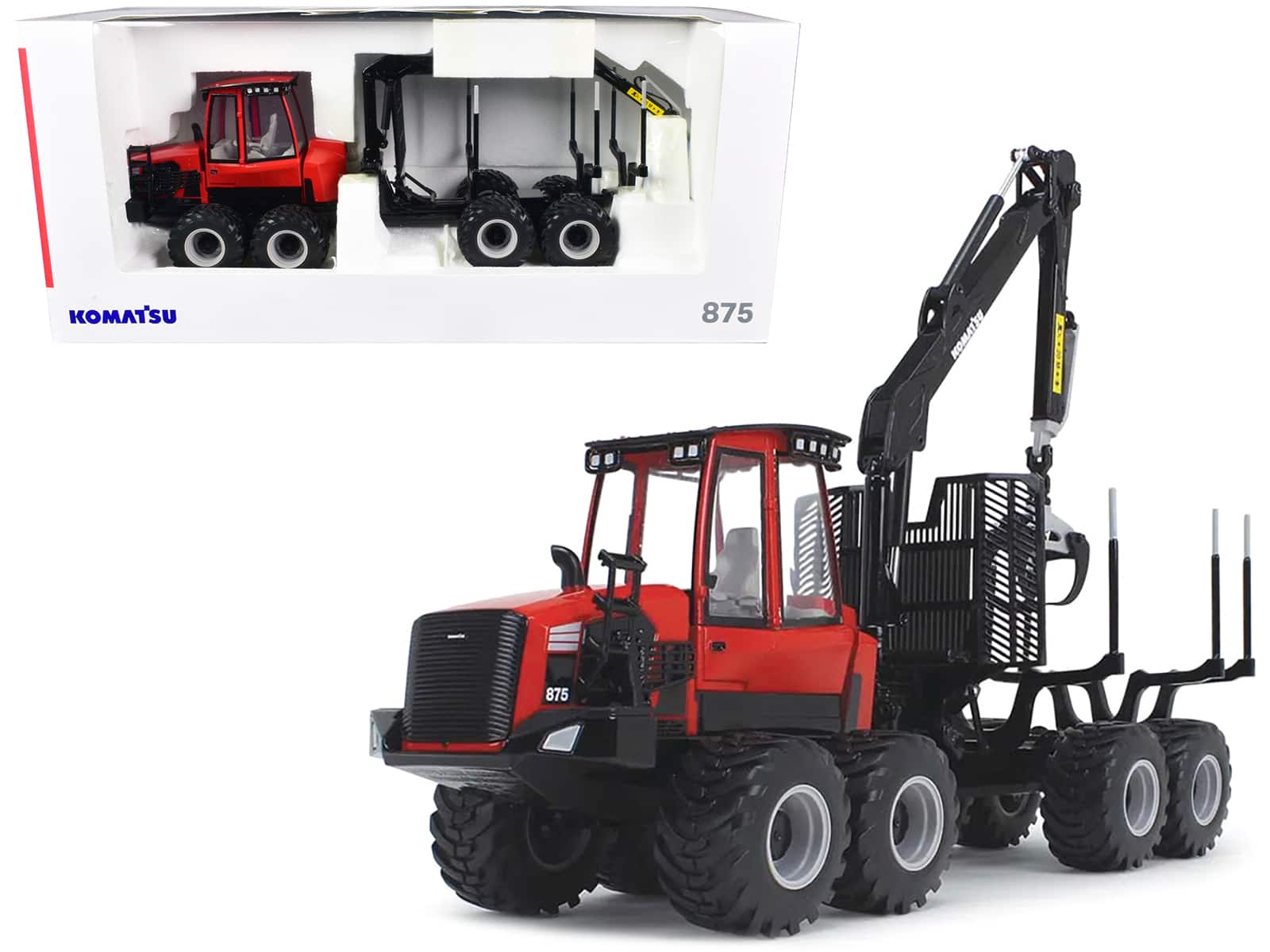 Komatsu 875.1 Forwarder Red and Black 1/32 Diecast Model by First Gear price history on PriceWatchPro