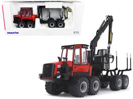 Komatsu 875.1 Forwarder 1/32 Diecast Model by First Gear - Red and Black