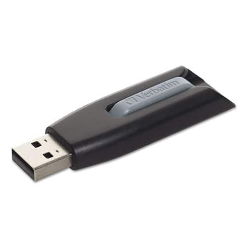 Verbatim - 49172 Store 'n' Go V3 16 GB USB 3.0 Drive - Black/Gray