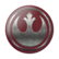 Front. PopSockets - Adhesive PopGrip Universal Grip & Stand for Cell Phones - Star Wars - Rebel Icon.