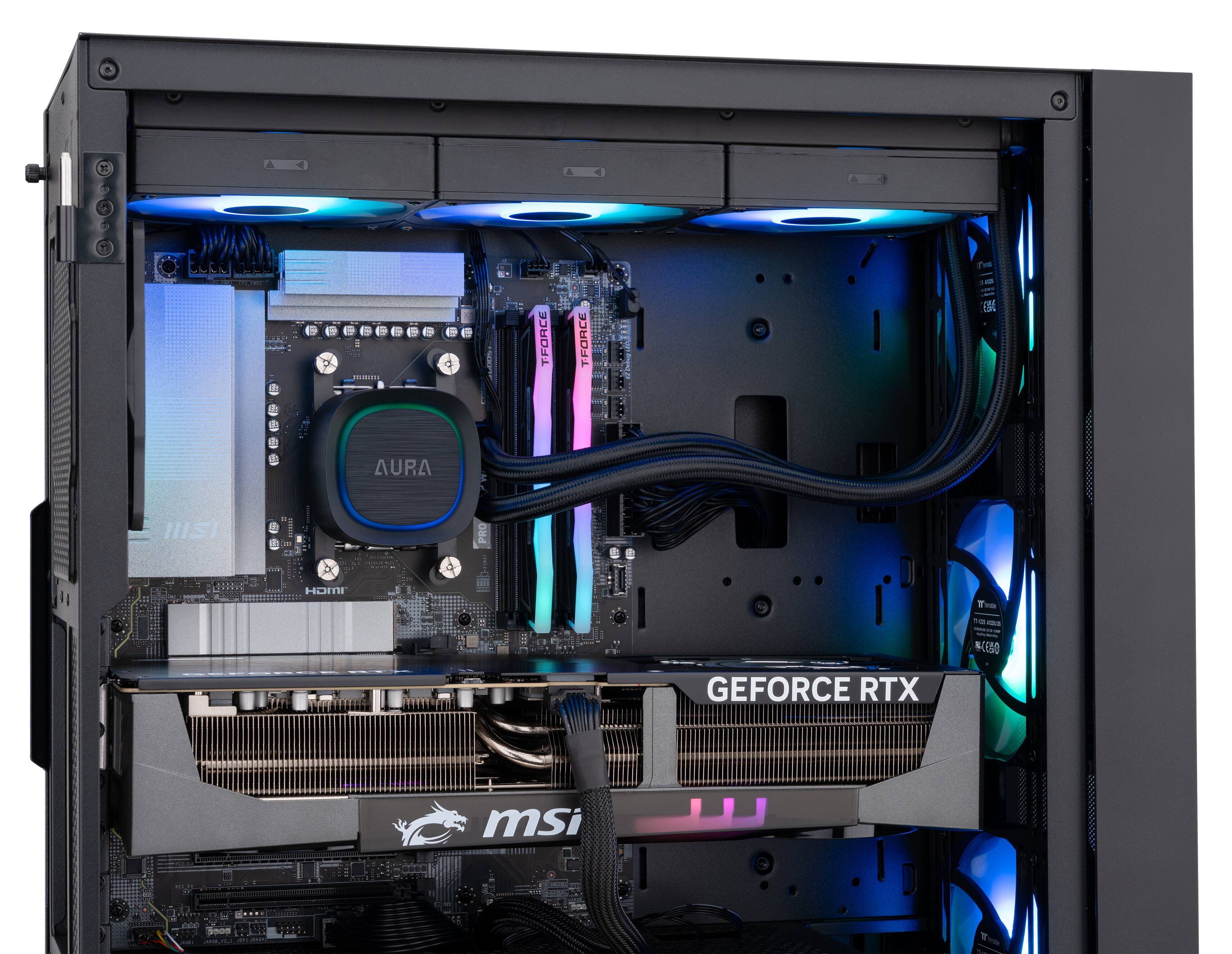 Sure, here is the corrected and grouped text from the image:

- TUF Gaming
- SE750
- TFORCE TFORCE EDE AURA S
- PRO
- IMGH
- IT
- Fo nare
- GEFORCE RTX
- msi
- AURA
- GEFORCE RTX
- msi