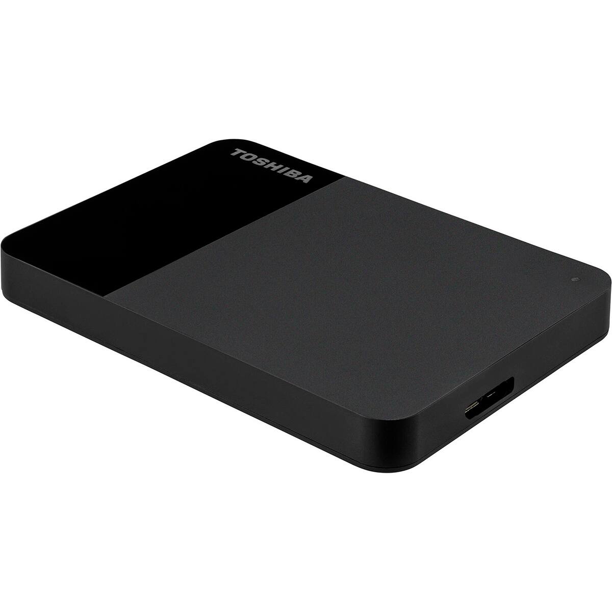 Alt View 3. Toshiba - Toshiba Canvio Ready 1TB USB 3.2 Gen 1 Portable Hard Drive, Black - Black.