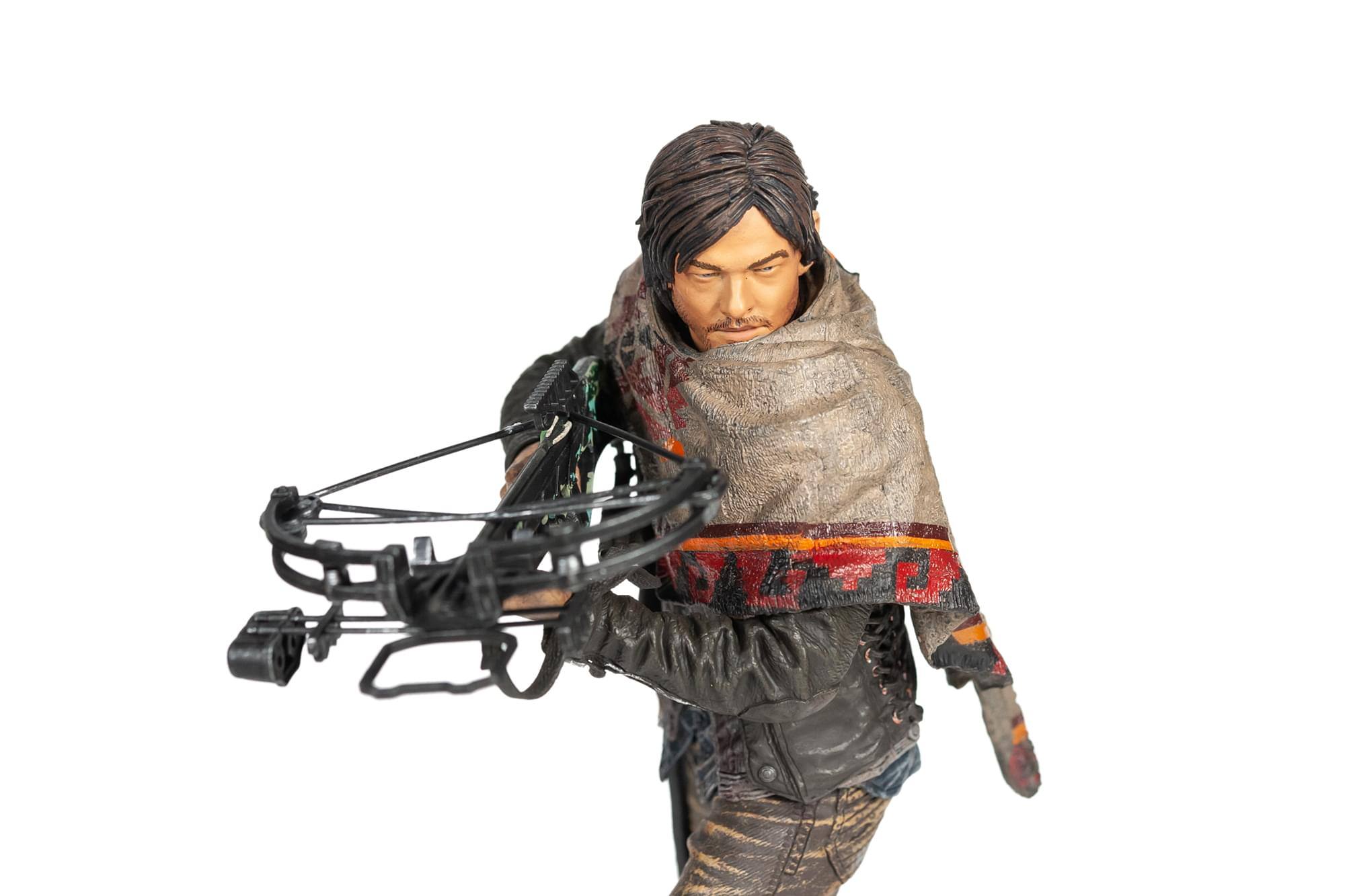 Alt View 10. McFarlane Toys - The Walking Dead Daryl Dixon Deluxe Poseable Figure | Measures 10 Inches Tall - Brown.