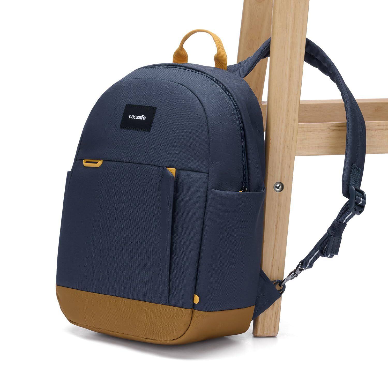 Alt View 1. Pacsafe - GO 15L Backpack, Coastal Blue - Coast Blue.