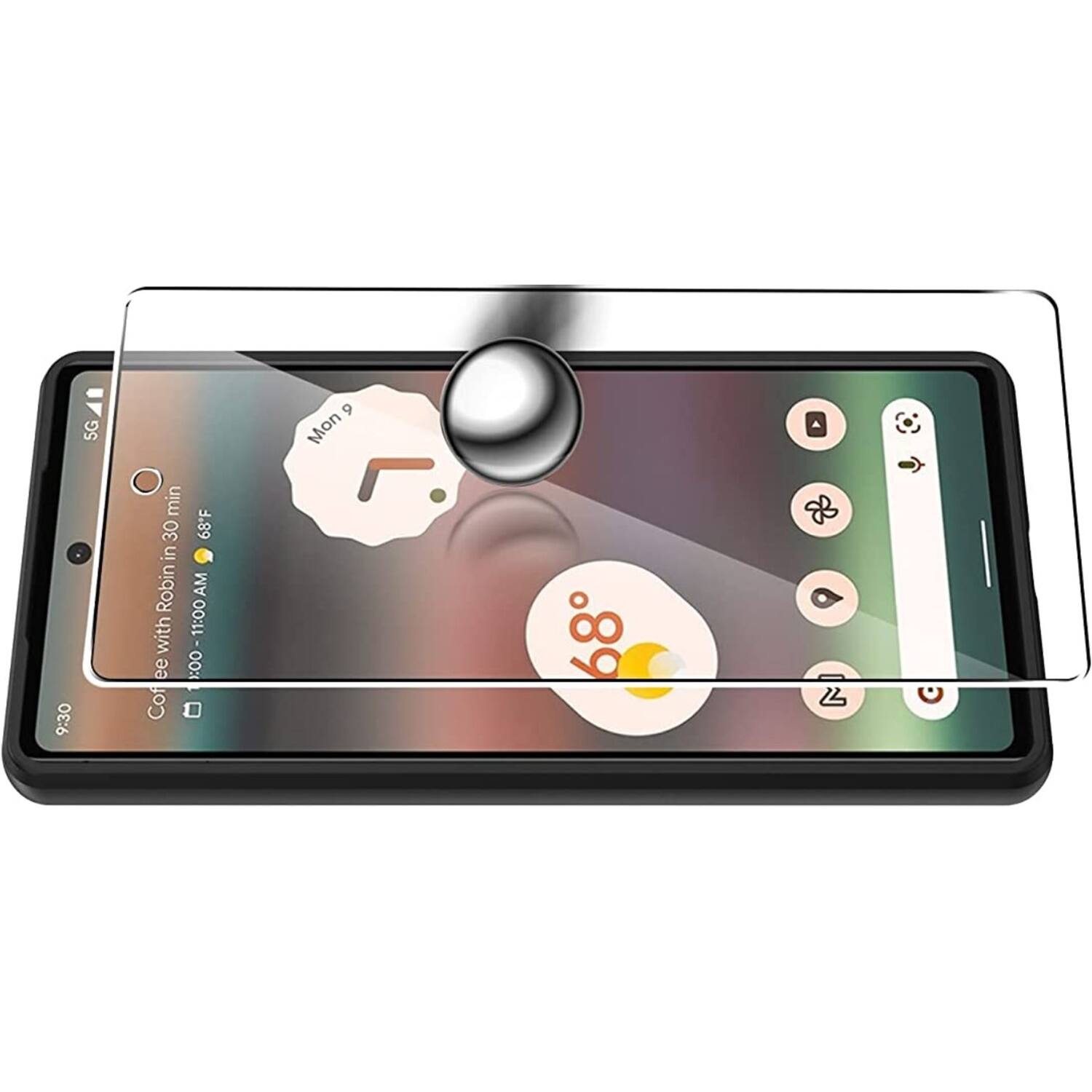 Alt View 11. SaharaCase - Ultra Strong Tempered Glass Screen Protector for Google Pixel 6a (2-Pack) - Clear.