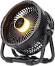BougeRV - Portable Fan 20000mAh Rechargeable Travel Outdoor Camping Fan 4 Speeds with Warm Hook Brighter LED Light for Camping RV