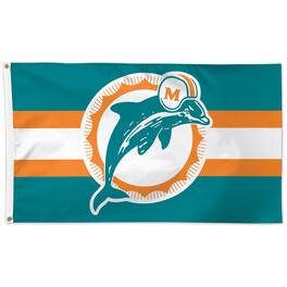 WinCraft - Miami Dolphins 3' x 5' Historic Logo One-Sided Flag - Multicolor
