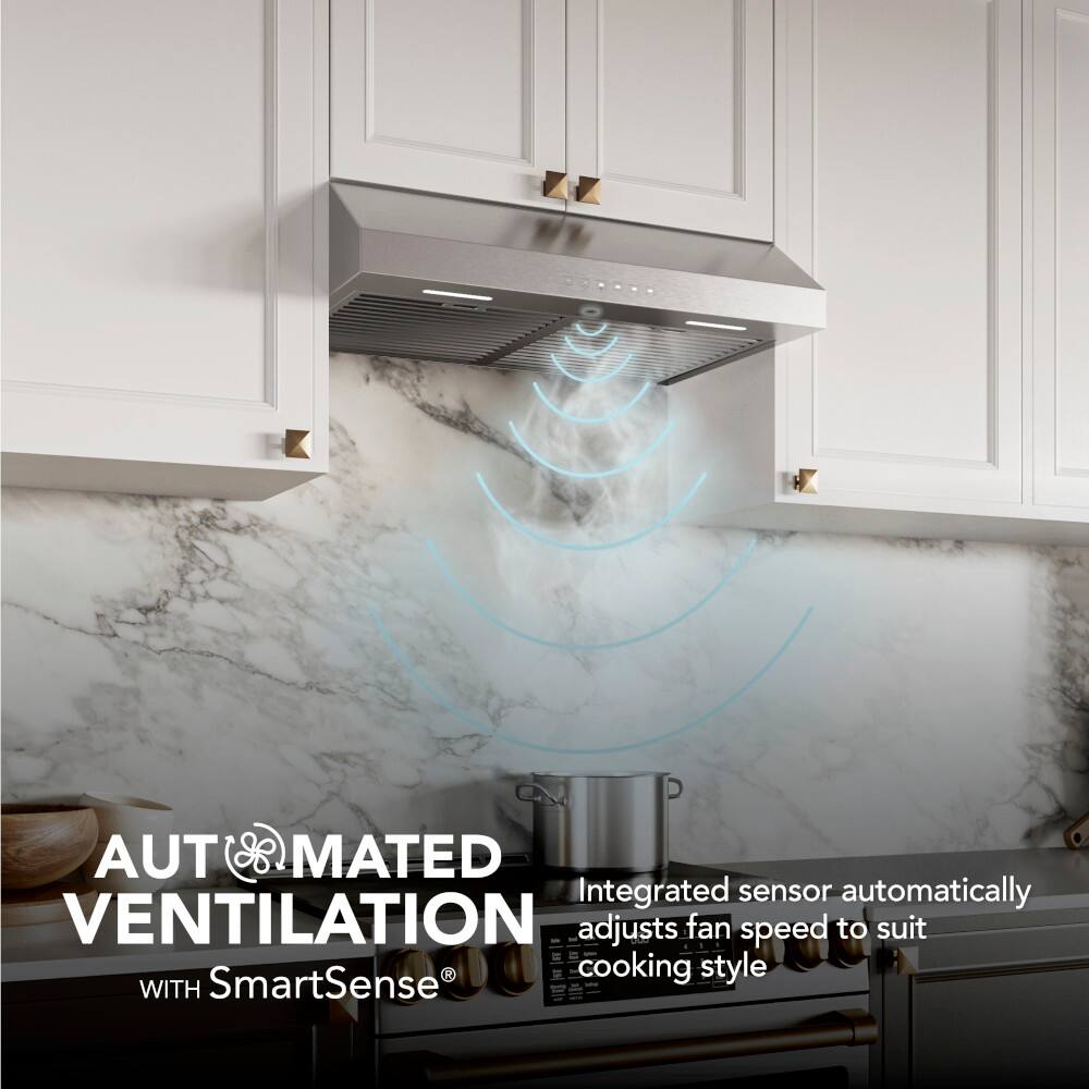 Automated Ventilation with SmartSense cooking style.