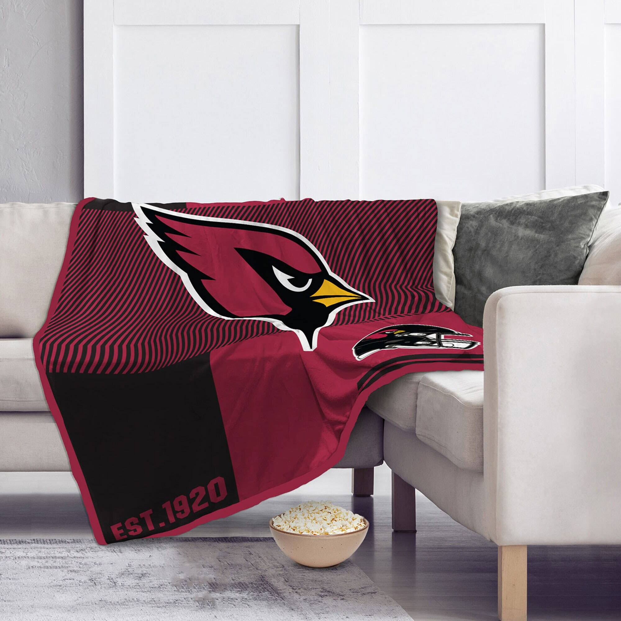 Alt View 3. Pegasus - Arizona Cardinals 60" x 80" Sherpa Throw Blanket - Multicolor.