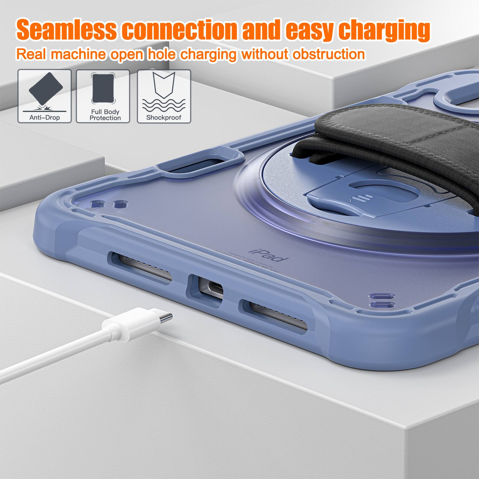 Seamless connection and easy charging  
Real machine open hole charging without obstruction  
Anti-Drop  
Full Body Protection  
Shockproof