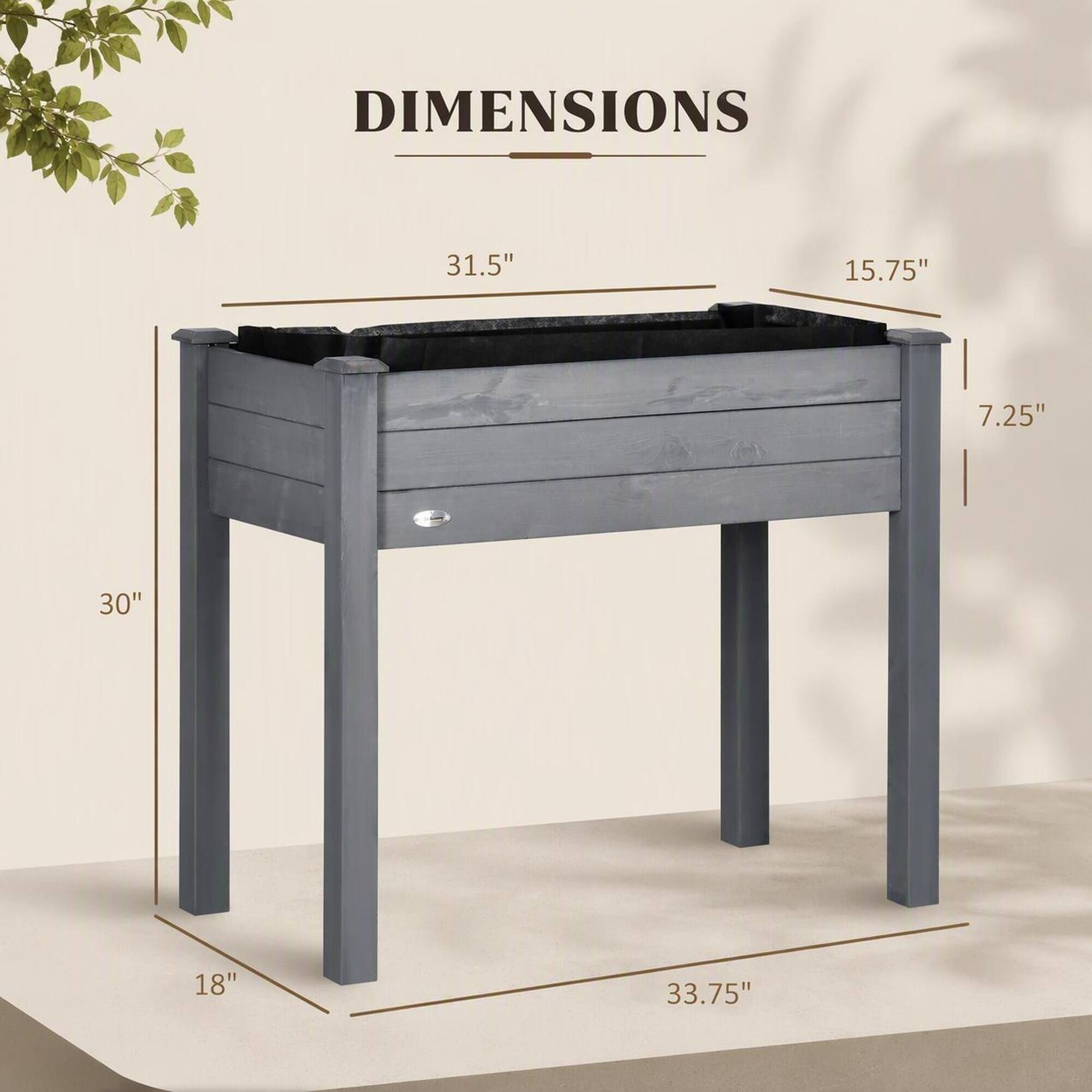 DIMENSIONS
31.5"
15.75"
7.25"
30"
18"
33.75"