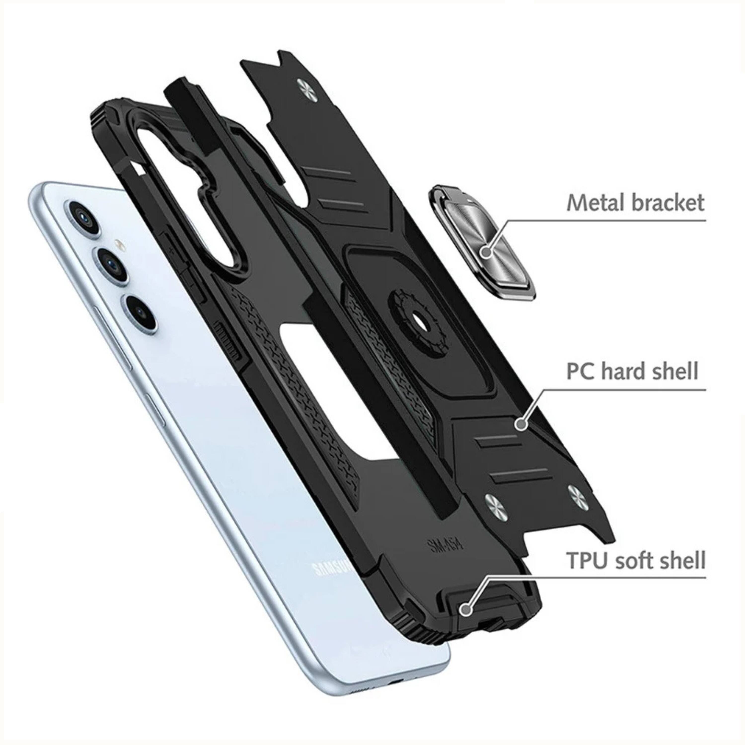 Metal bracket, PC hard shell, TPU soft shell