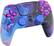 Left. Custom Controllerzz - Custom Wireless Controller for PS5 - Blue & Purple Swirl W/Purple Chrome Inserts.