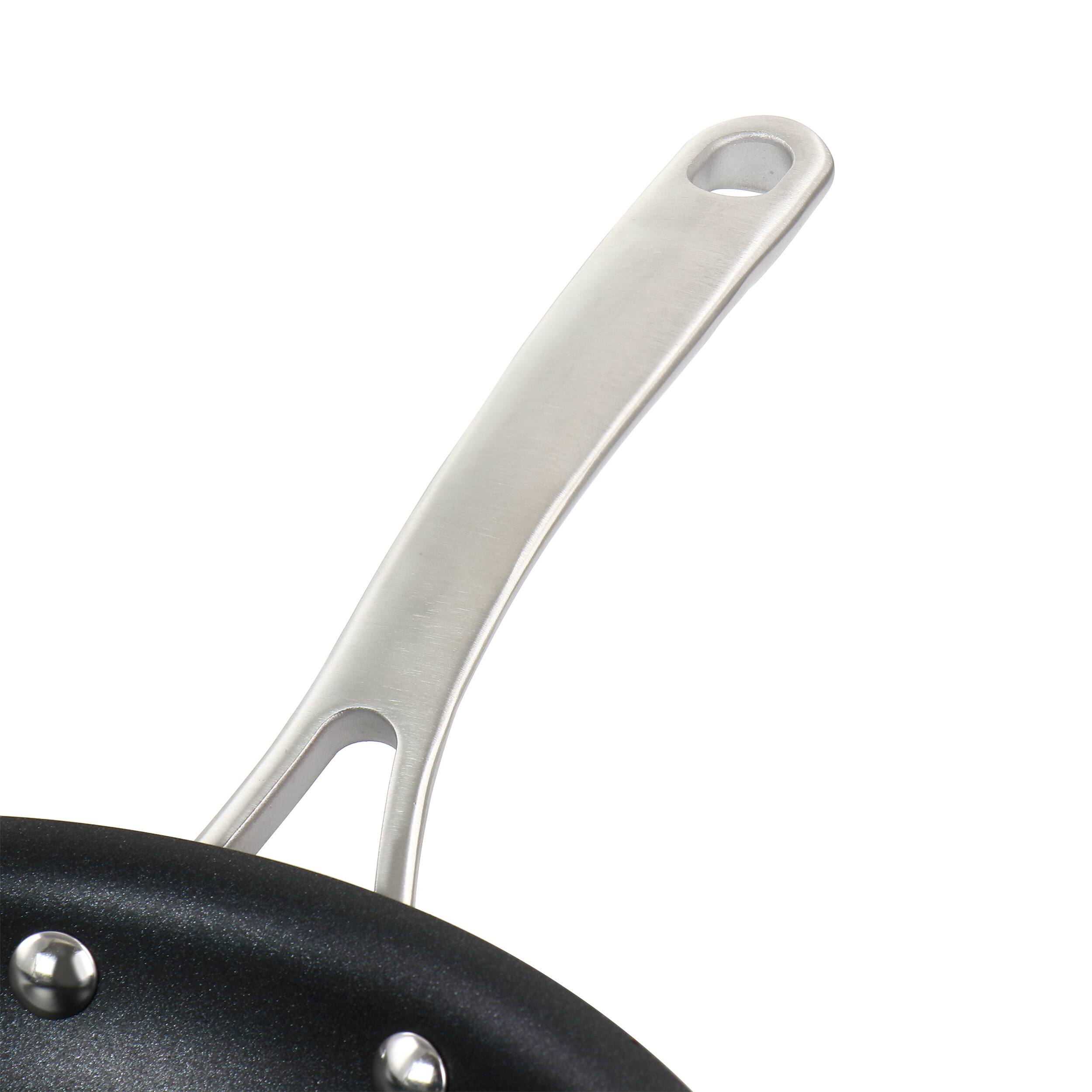 Alt View 5. Martha Stewart - Martha Stewart 10 Piece Nonstick Hard Aluminum Cookware Set in Matte Black - Matte Black.