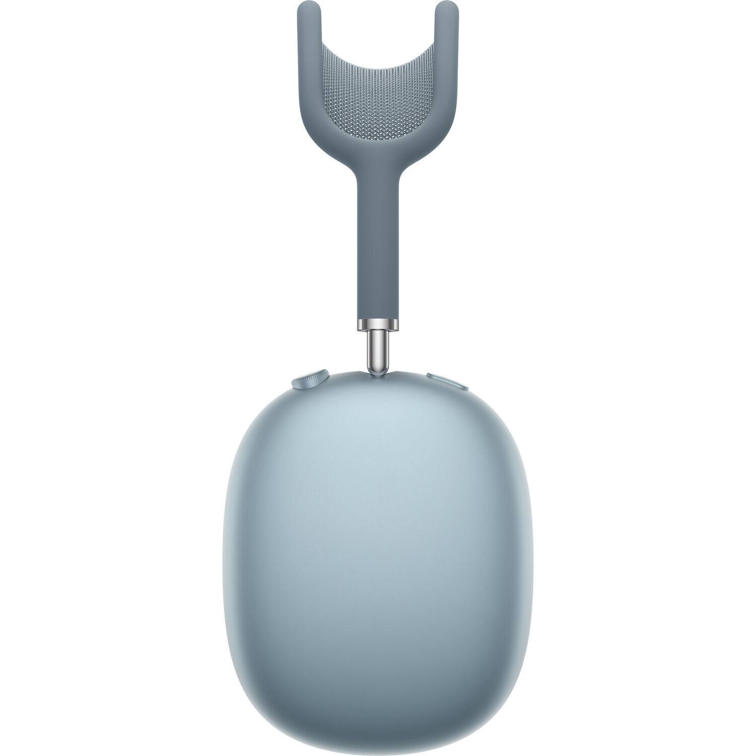 Left. Apple - Apple AirPods Max USB-C Active Noise Cancellation Headphones with MightySkins Customization Code - Blue - Blue.