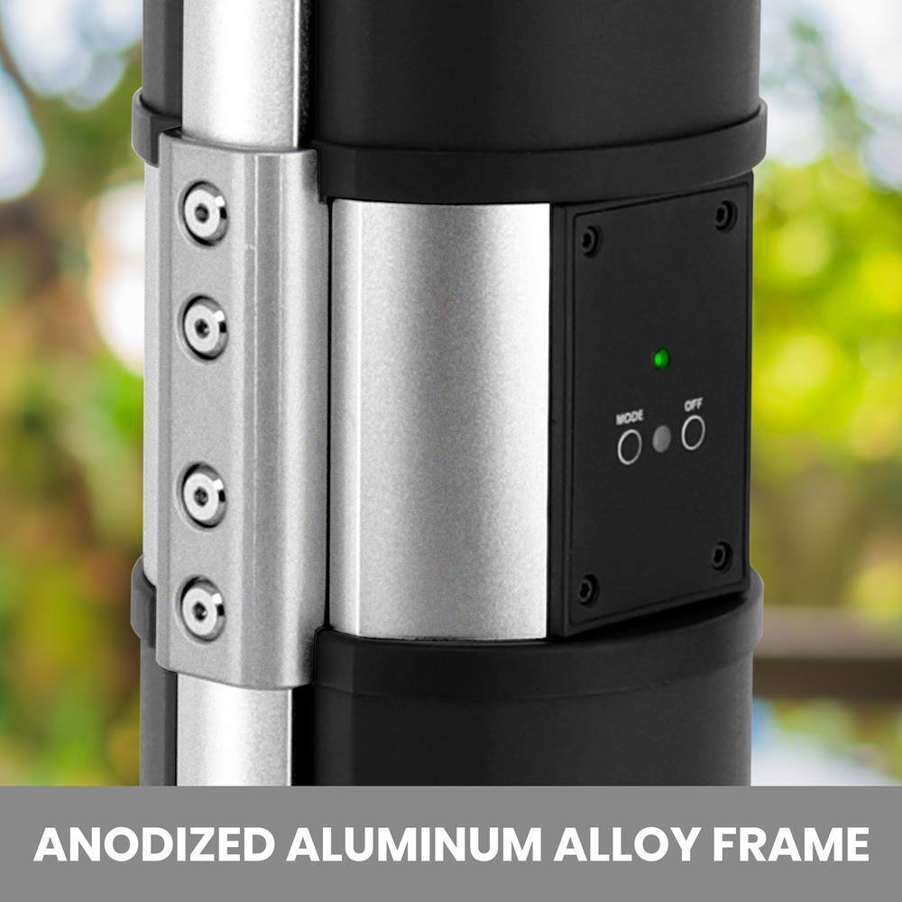 MODE OFF 0  
ANODIZED ALUMINUM ALLOY FRAME