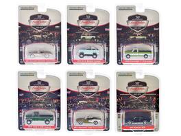 Barrett Jackson "Scottsdale Edition" Set of 6 Cars Series 13 1/64 Diecast Model Cars by Greenlight - Multicolor