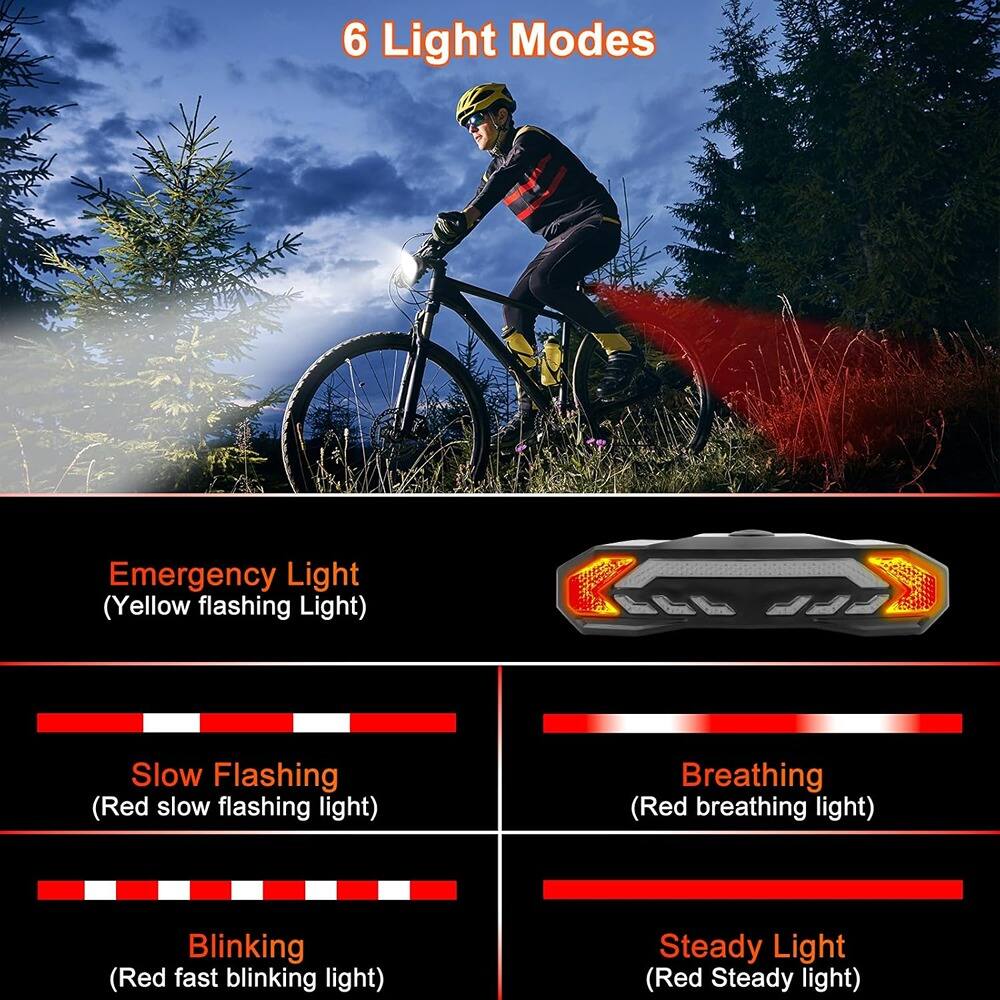 6 Light Modes

- Emergency Light (Yellow flashing Light)
- Slow Flashing (Red slow flashing light)
- Blinking (Red fast blinking light)
- Breathing (Red breathing light)
- Steady Light (Red Steady light)