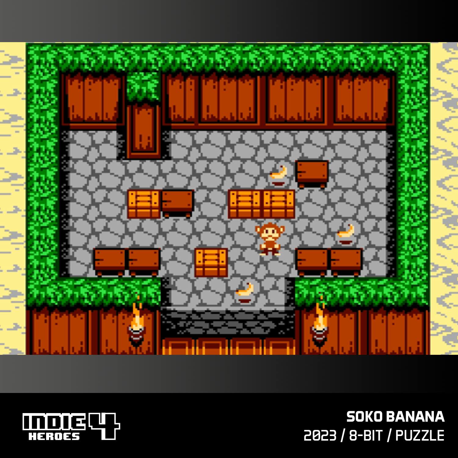 INDIE 4 HEROES  
SOKO BANANA  
2023 / 8-BIT / PUZZLE