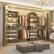 Front. Aheaplus - 6-15Ft Walk-in Closet Organizer: 8 Drawers, 4 Hanging Rods & Tower, Ships in 2 Packages - Gray Oak.