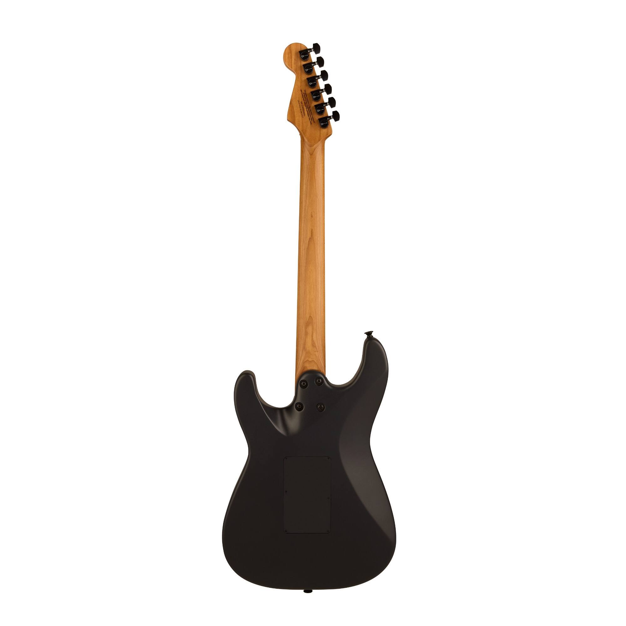 Angle. Charvel - Charvel Pro-Mod Plus So-Cal Electric Guitar  Alder Body (Scorched Earth).
