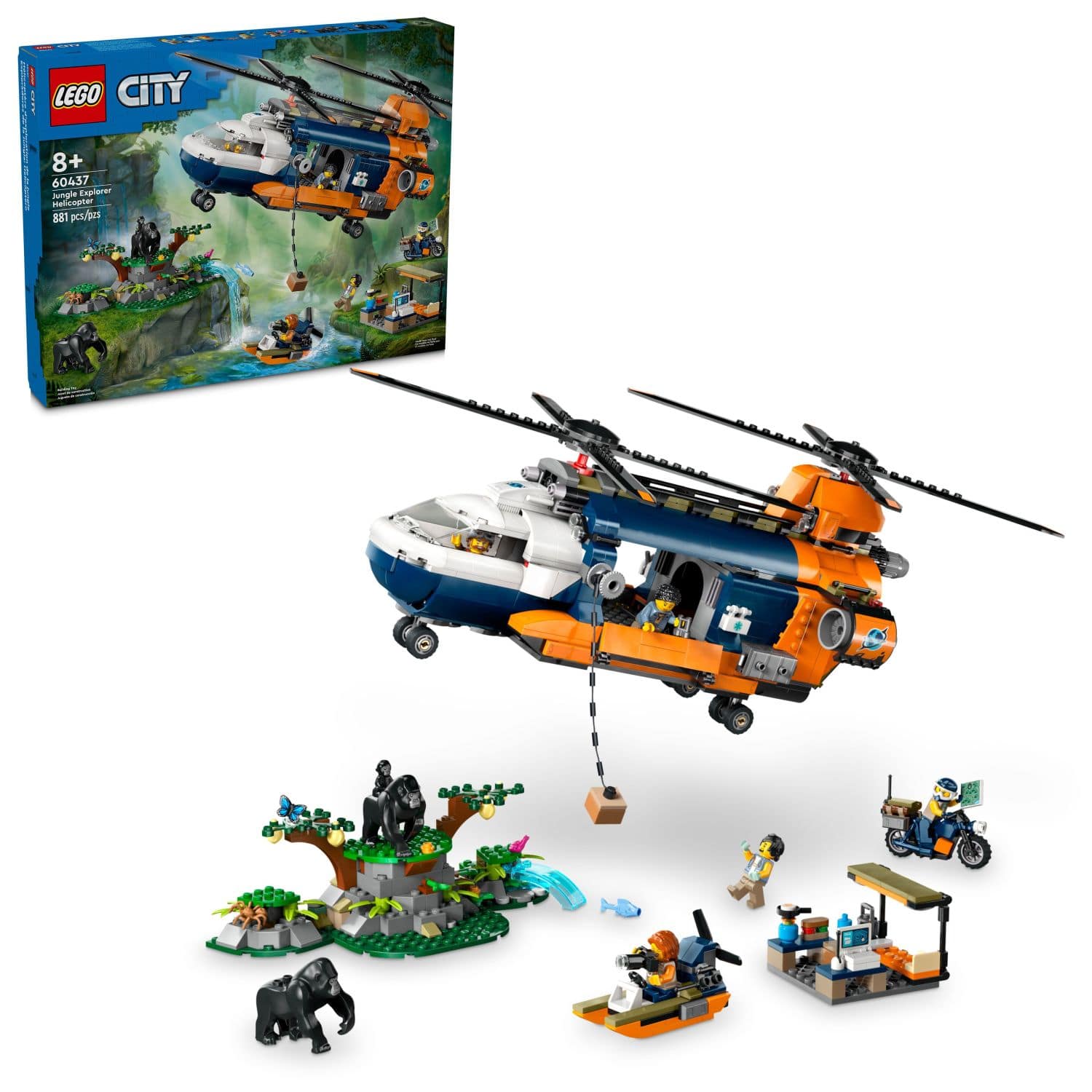 I : CE LEGO CITY Po 8+ 60437 Jungle Explorer melcopeer 88 / 60437
