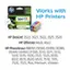 HP Original HP Ink Viment Precise Baliaile D'encre HP Works with d'origine Villmant Prisis  HP Printers 564 Cren Magento Talloas Jeuna Save on set of color inks  conomisez sur un ensemble d'encres de couleur 3-pock / Paquet de 3 IVU g-back Lodne g 3 HP DeskJet 3520, 3521, 3522, 3525, 3526 HP OfficeJet 4620, 4622 HP PhotoSmart B8550, C6340, C6350, C6380, D5445, D5460, D7560, 5510, 5511, 5512, 5514, 5515, 5520, 5522, 5525, 6510, 6512, 6515, 6520, 6525, 7510, 7515, 7520, 7525, Plus, Premium, eStation