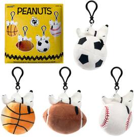 Super7 - Peanuts - Super Duper Plush Keychain Wv01A - 12pc Blind Bag Flat - COLLECTIBLES - Multicolor