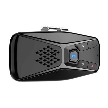 Front. Cedar Assembly - Car For Cell Phone Portable Handsfree Kit Wireless In In-car Sun Visor Mounted Speakerphone With Clip Mic - - Default.