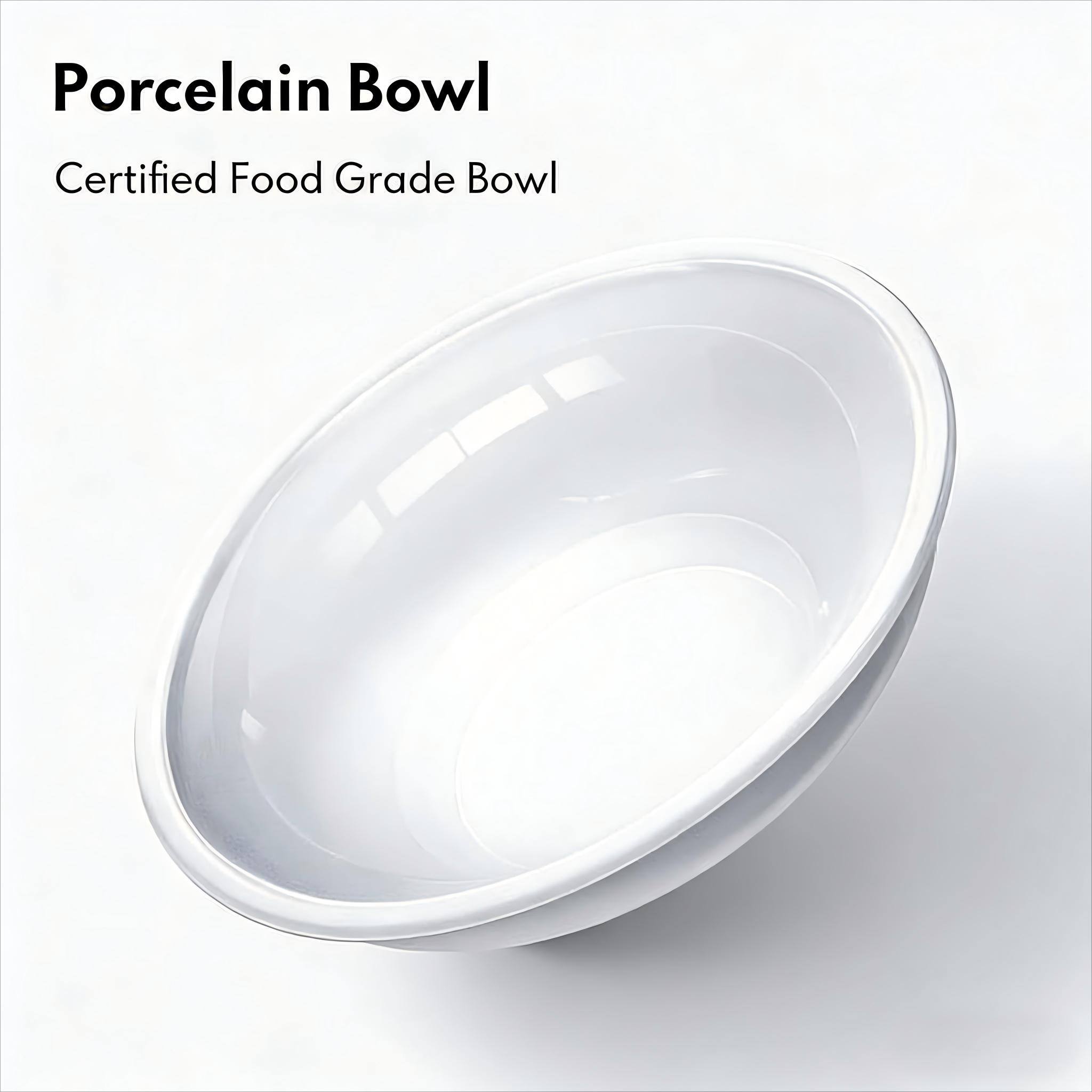 Porcelain Bowl  
Certified Food Grade Bowl